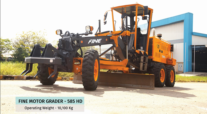 Fine HD 585 Motor Grader – Reliable Grading Performance for Road & Site Projects