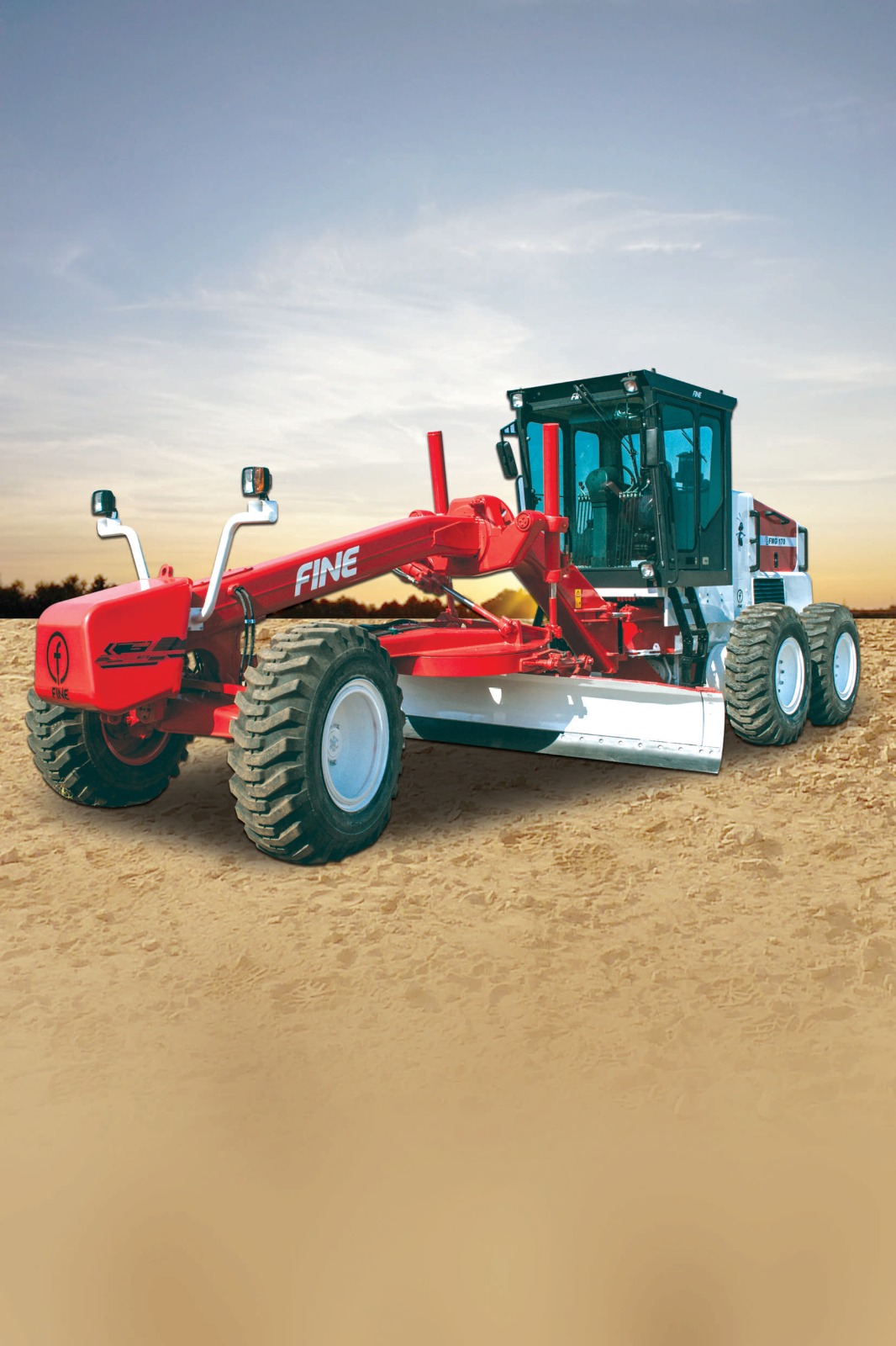 Fine FMG 180 Motor Grader – Heavy-Duty Grading with Superior Control - Image 3